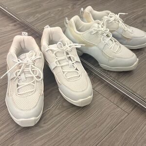 Capezio Women's Cream and White dance shoes